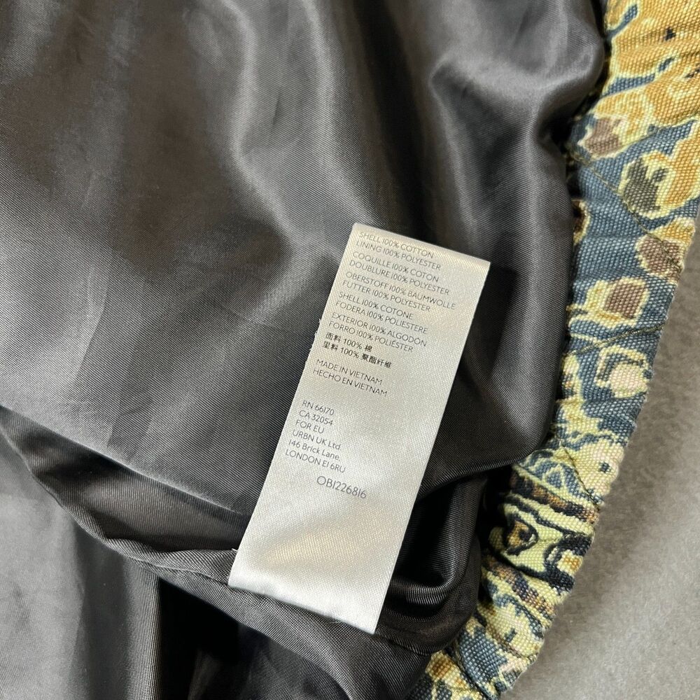 Urban Outfitters Quilted Harrington Jacket Men's Small Multicolor Printed Zip-Up - Picture 6 of 12